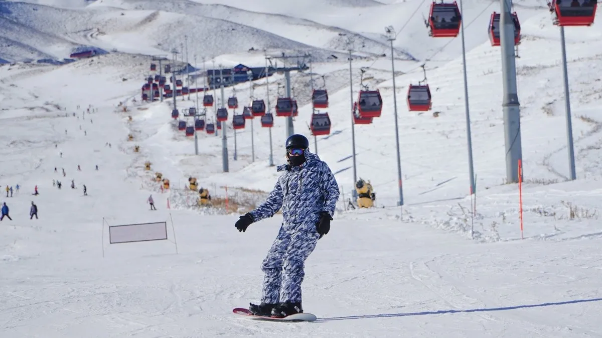 Erciyes, 2 günde 32 bini aşkın ziyaretçi ağırladı