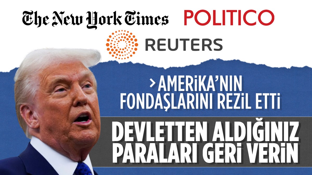 Donald Trump ABD medya kuruluşlarını hedef aldı: Fonları iade edin