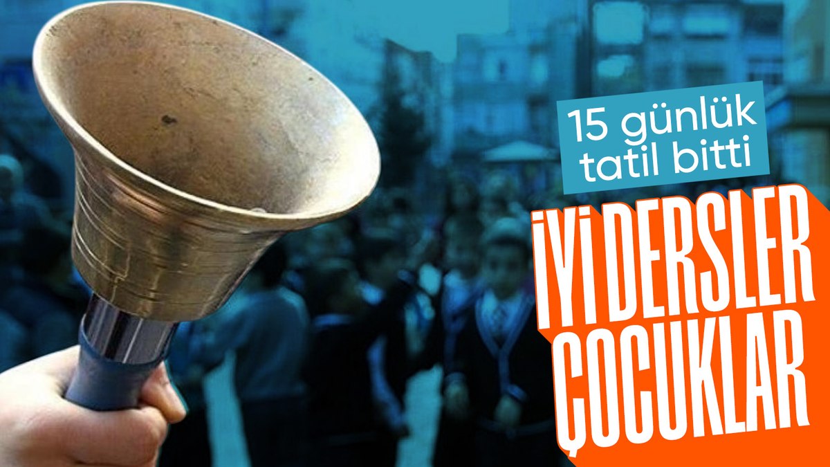 Okullarda ikinci dönem bugün başladı